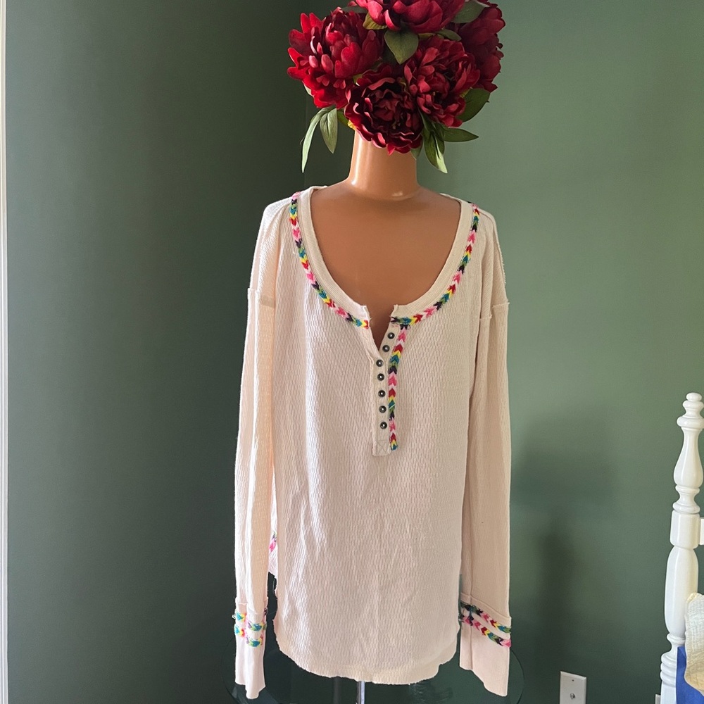 Cozy free people top